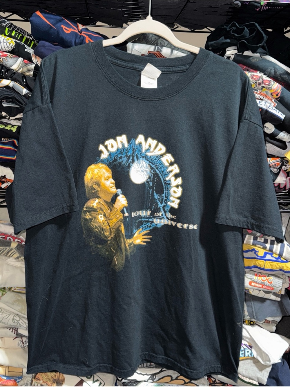 Vintage 2005 Jon Anderson Tour Of The Universe Shirt Size Xl